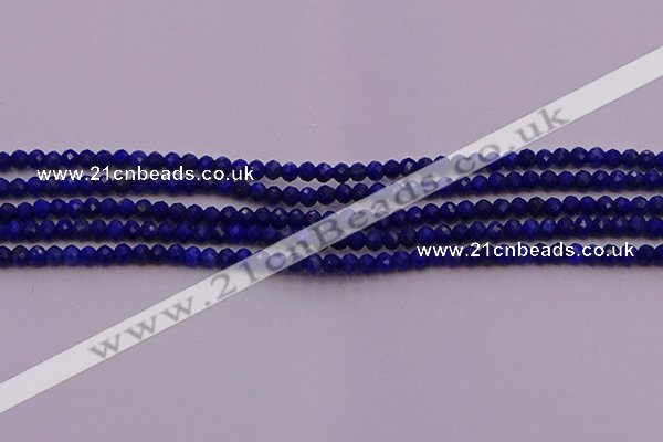 CRB701 15.5 inches 2*3mm faceted rondelle lapis lazuli beads