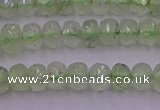 CRB723 15.5 inches 2.5*4mm faceted rondelle prehnite gemstone beads