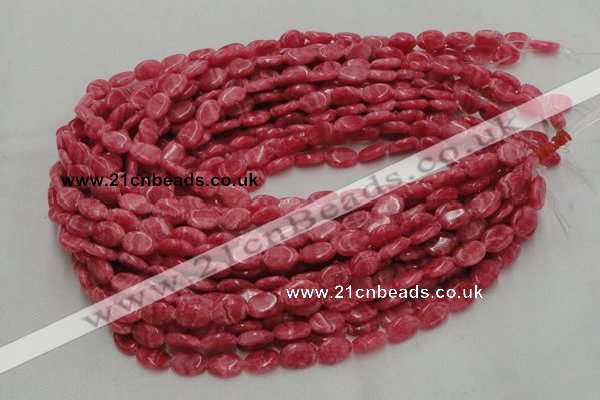 CRC07 16 inches 10*14mm oval rhodochrosite gemstone beads wholesale