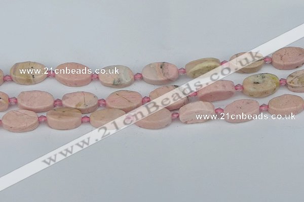 CRC1012 15.5 inches 10*18mm oval rhodochrosite gemstone beads