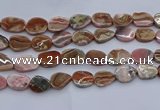 CRC1015 15.5 inches 8*12mm - 12*16mm freeform rhodochrosite beads