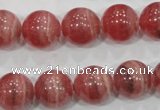 CRC105 15.5 inches 14mm round natural argentina rhodochrosite beads