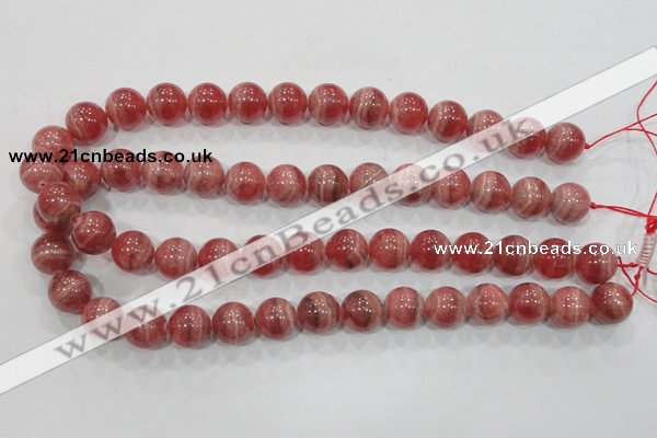 CRC105 15.5 inches 14mm round natural argentina rhodochrosite beads