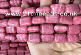 CRC1065 15.5 inches 13*18mm rectangle rhodochrosite beads