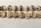 CRC1071 15.5 inches 25mm flat round rhodochrosite beads