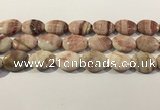 CRC1079 15.5 inches 18*25mm oval rhodochrosite beads wholesale