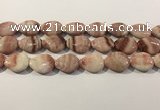 CRC1087 15.5 inches 18*25mm flat teardrop rhodochrosite beads