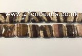 CRC1096 15.5 inches 25*25mm square rhodochrosite beads wholesale