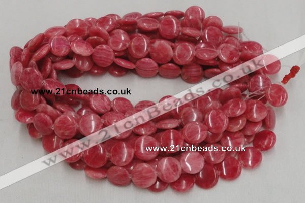 CRC11 16 inches 12mm coin rhodochrosite gemstone beads wholesale