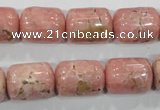 CRC114 15.5 inches 13*17mm column natural argentina rhodochrosite beads