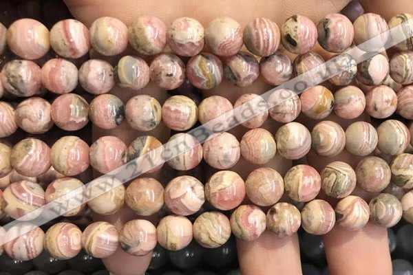 CRC1150 15.5 inches 8mm round rhodochrosite gemstone beads