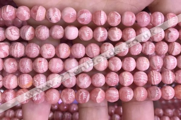 CRC1160 15.5 inches 7mm round rhodochrosite gemstone beads