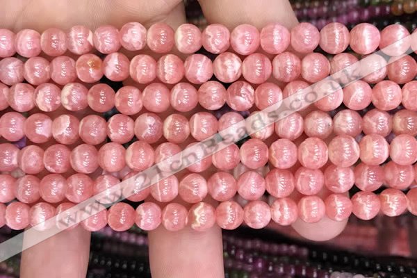 CRC1163 15.5 inches 6mm round rhodochrosite gemstone beads