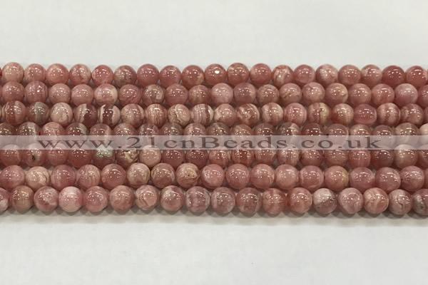 CRC1186 15.5 inches 6mm round Argentina rhodochrosite beads