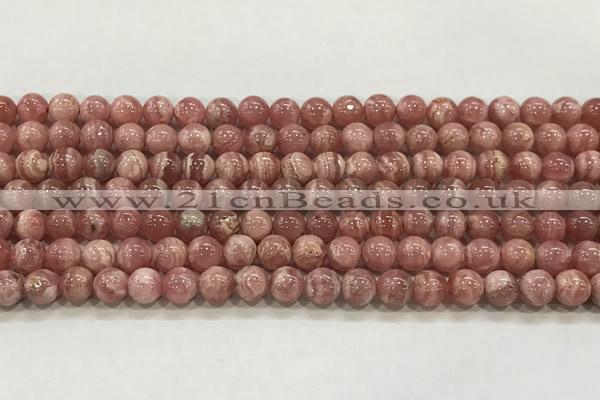 CRC1188 15.5 inches 8mm round Argentina rhodochrosite beads