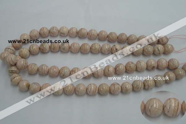 CRC154 15.5 inches 12mm round Argentina rhodochrosite beads