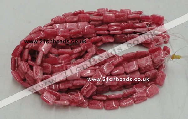 CRC16 16 inches 10*14mm rectangle rhodochrosite beads wholesale