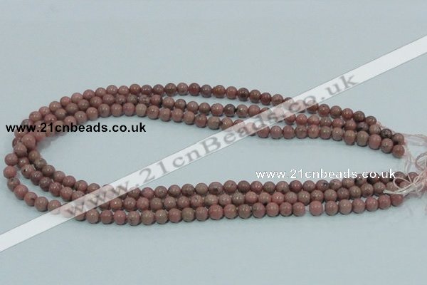 CRC201 16 inches 6mm round rhodochrosite gemstone beads wholesale