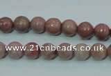 CRC202 16 inches 8mm round rhodochrosite gemstone beads wholesale