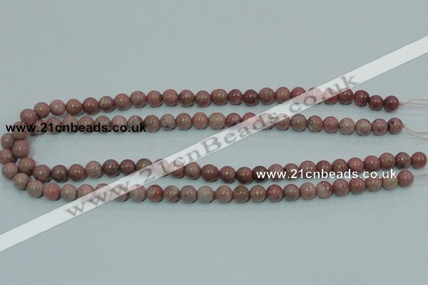 CRC202 16 inches 8mm round rhodochrosite gemstone beads wholesale