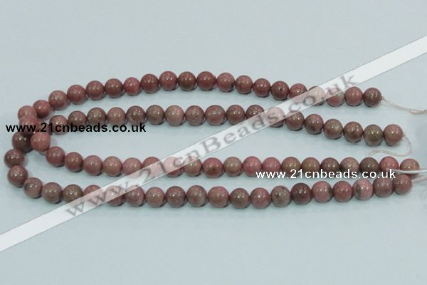 CRC203 16 inches 10mm round rhodochrosite gemstone beads wholesale