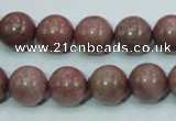 CRC204 16 inches 12mm round rhodochrosite gemstone beads wholesale