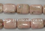 CRC304 15.5 inches 12*16mm rectangle Peru rhodochrosite beads