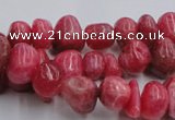 CRC35 15.5 inches 6*8mm - 8*10mm dyed rhodochrosite nuggets beads