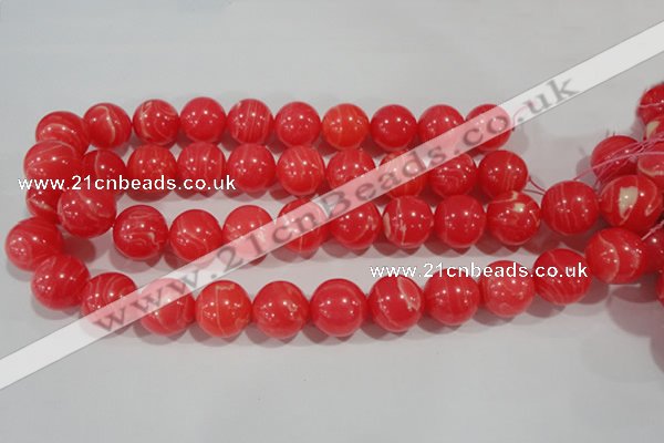 CRC507 15.5 inches 18mm round synthetic rhodochrosite beads