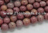 CRC52 15.5 inches 8mm round rhodochrosite gemstone beads wholesale