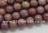 CRC53 15.5 inches 10mm round rhodochrosite gemstone beads wholesale