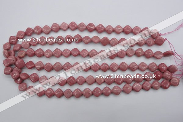 CRC681 15.5 inches 10*10mm diamond rhodochrosite beads wholesale
