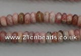 CRC751 15.5 inches 3*5mm rondelle rhodochrosite beads wholesale