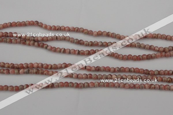 CRC754 15.5 inches 4mm round rhodochrosite beads wholesale