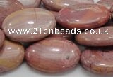 CRC78 15.5 inches 22*30mm oval rhodochrosite gemstone beads