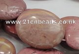 CRC79 15.5 inches 30*40mm oval rhodochrosite gemstone beads