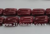 CRC821 15.5 inches 10*14mm rectangle Brazilian rhodochrosite beads