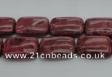 CRC822 15.5 inches 12*16mm rectangle Brazilian rhodochrosite beads