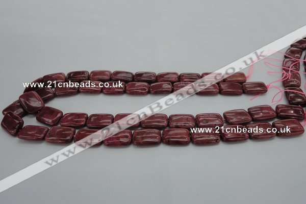 CRC823 15.5 inches 13*18mm rectangle Brazilian rhodochrosite beads