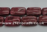 CRC824 15.5 inches 15*20mm rectangle Brazilian rhodochrosite beads