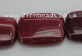 CRC826 15.5 inches 22*30mm rectangle Brazilian rhodochrosite beads