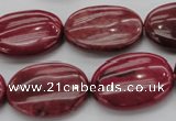CRC835 15.5 inches 18*25mm oval Brazilian rhodochrosite beads