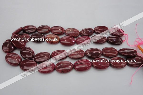 CRC835 15.5 inches 18*25mm oval Brazilian rhodochrosite beads