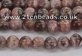 CRC901 15.5 inches 6mm round natural rhodochrosite beads