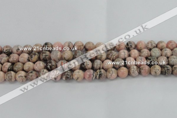 CRC905 15.5 inches 10mm round natural rhodochrosite beads