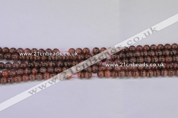 CRC913 15.5 inches 6mm round natural rhodochrosite beads