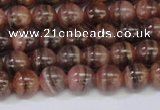 CRC914 15.5 inches 7mm round natural rhodochrosite beads