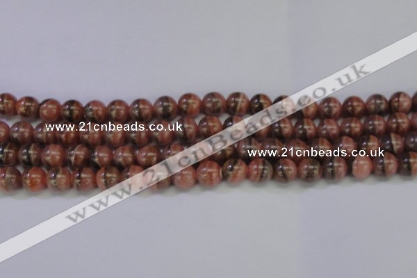 CRC916 15.5 inches 9mm round natural rhodochrosite beads