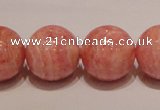 CRC92 16 inches 18mm round grade AA argentina rhodochrosite beads