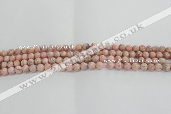 CRC921 15.5 inches 6mm round natural rhodochrosite beads